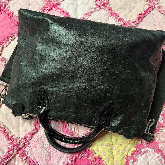 Ostrich Leather Handbag - Picture 2 of 6